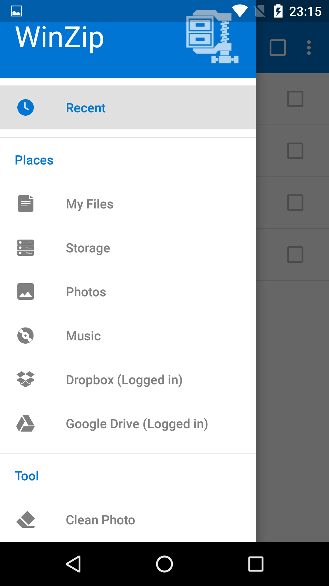 winzip app for android free download